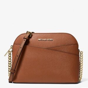 MICHAEL KORS Jet Set Travel Medium Dome Crossbody XCROSS XBODY Bag
Luggage 
NWT